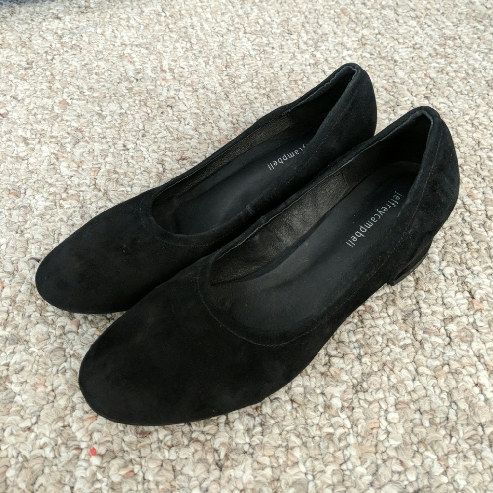 Jeffrey Campbell black low heels
